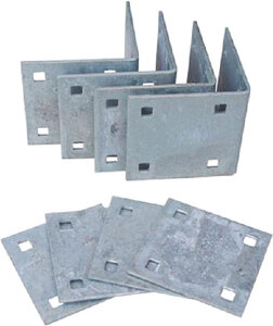 INSIDE CORNER KIT FOR FLOATING DOCKS (DOCKEDGE) 5" x 5" x 1/8" For Stationary Docks